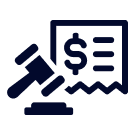 Icon to demonstrate our services to provide organisations: Avoid Financial Penalties 