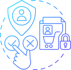 Compliance data Journey Roadmap “Policy & Notice Framework Notice” icon