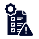 Icon to demonstrate our services to provide organisations: Mitigate Risks of Data Breaches 