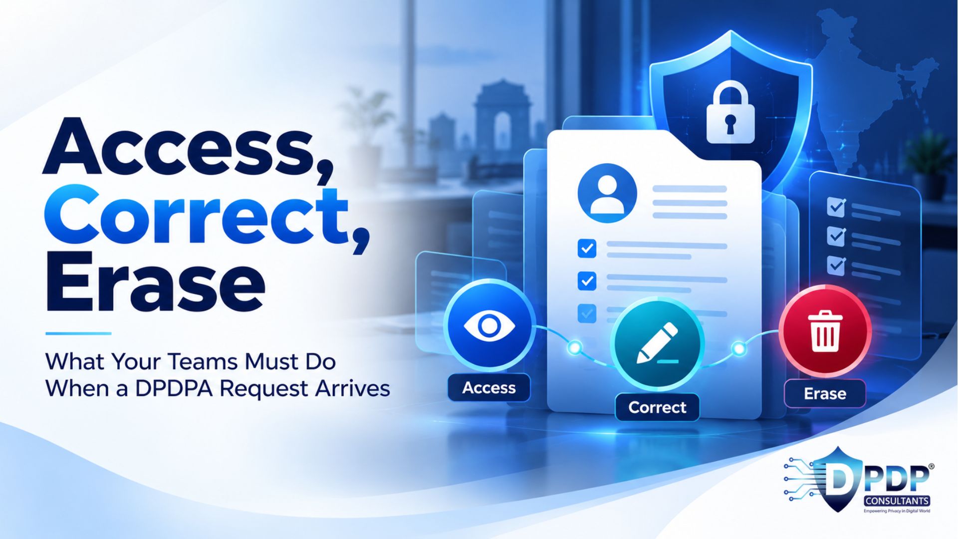Access, Correct, Erase: What Your Teams Must Do When a DPDPA Request Arrives