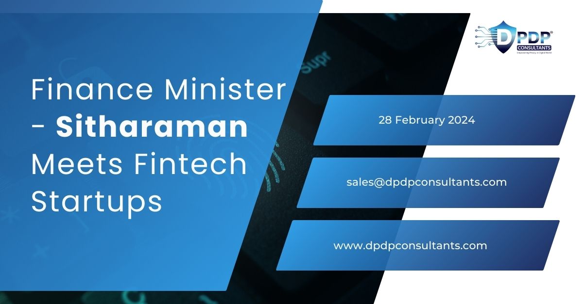 Finance Minister Sitharaman Meets Fintech Startups
