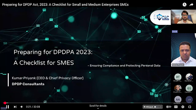 Preparing for DPDP Act, 2023: A Checklist for Small and Medium Enterprises SMEs