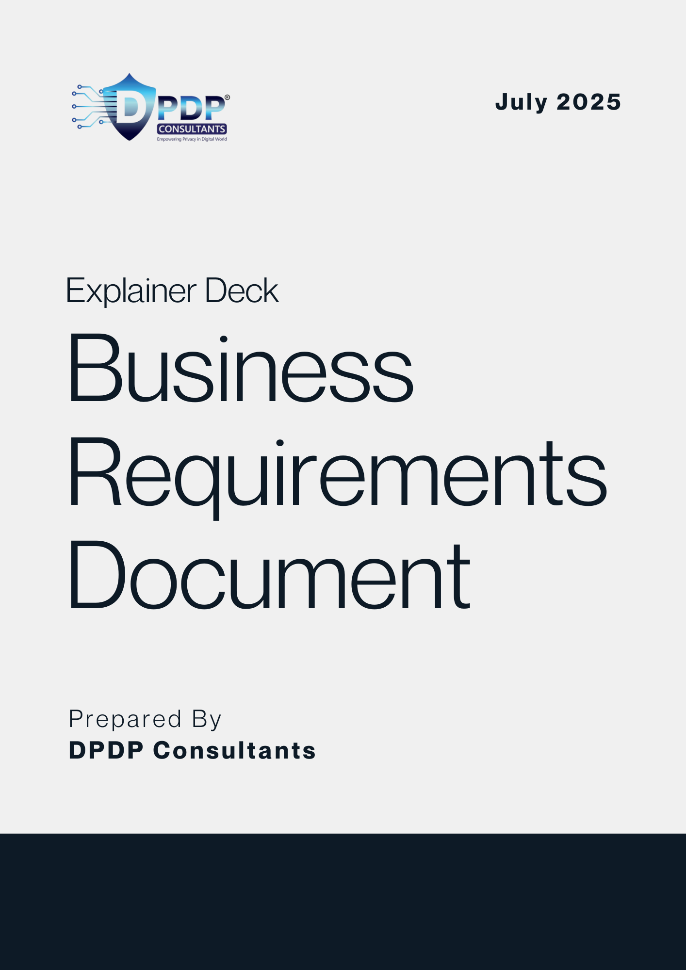 Explainer Deck - Business Requirements Document
