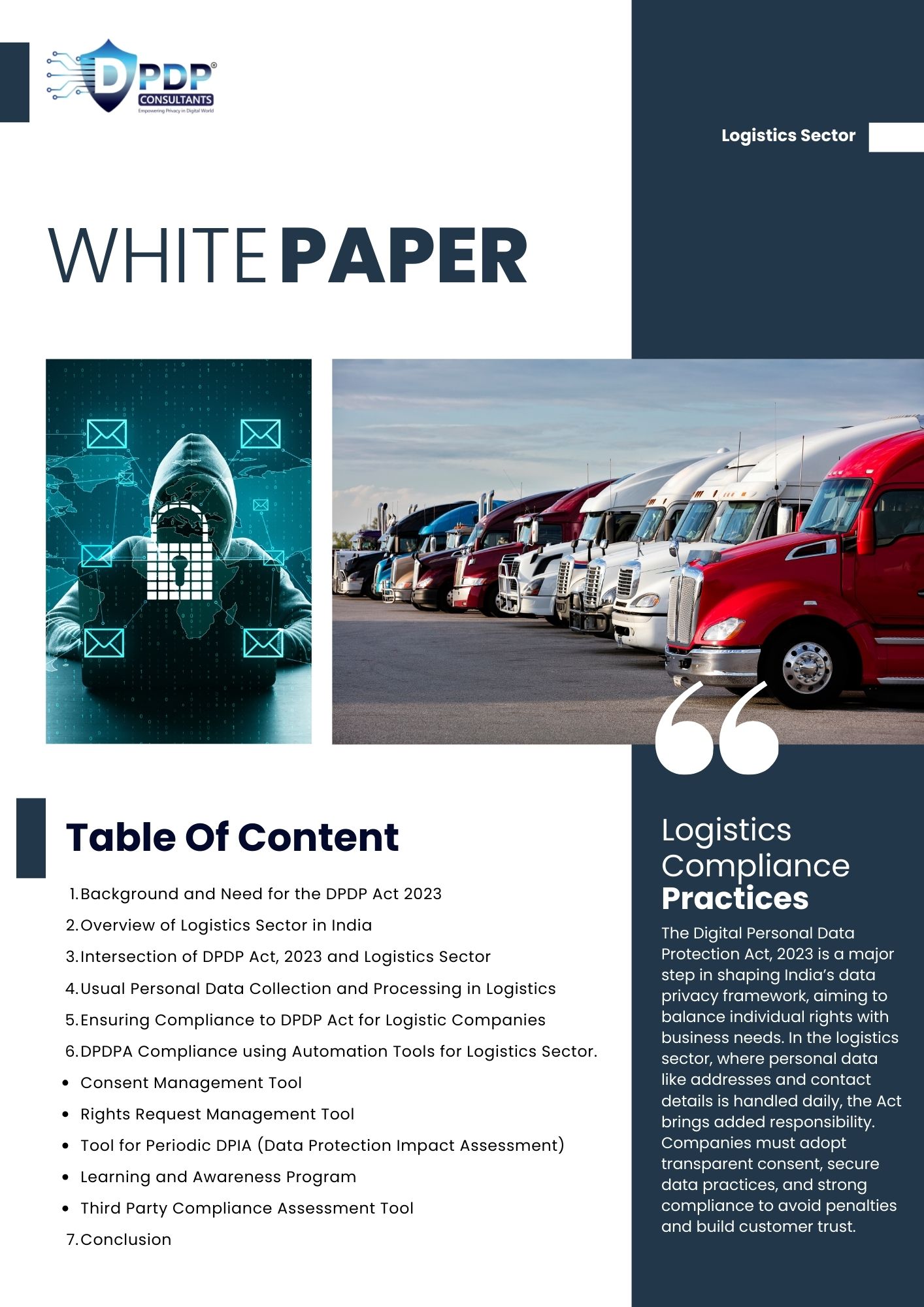 Logistics Sector - Data Protection and Data Privacy Compliance